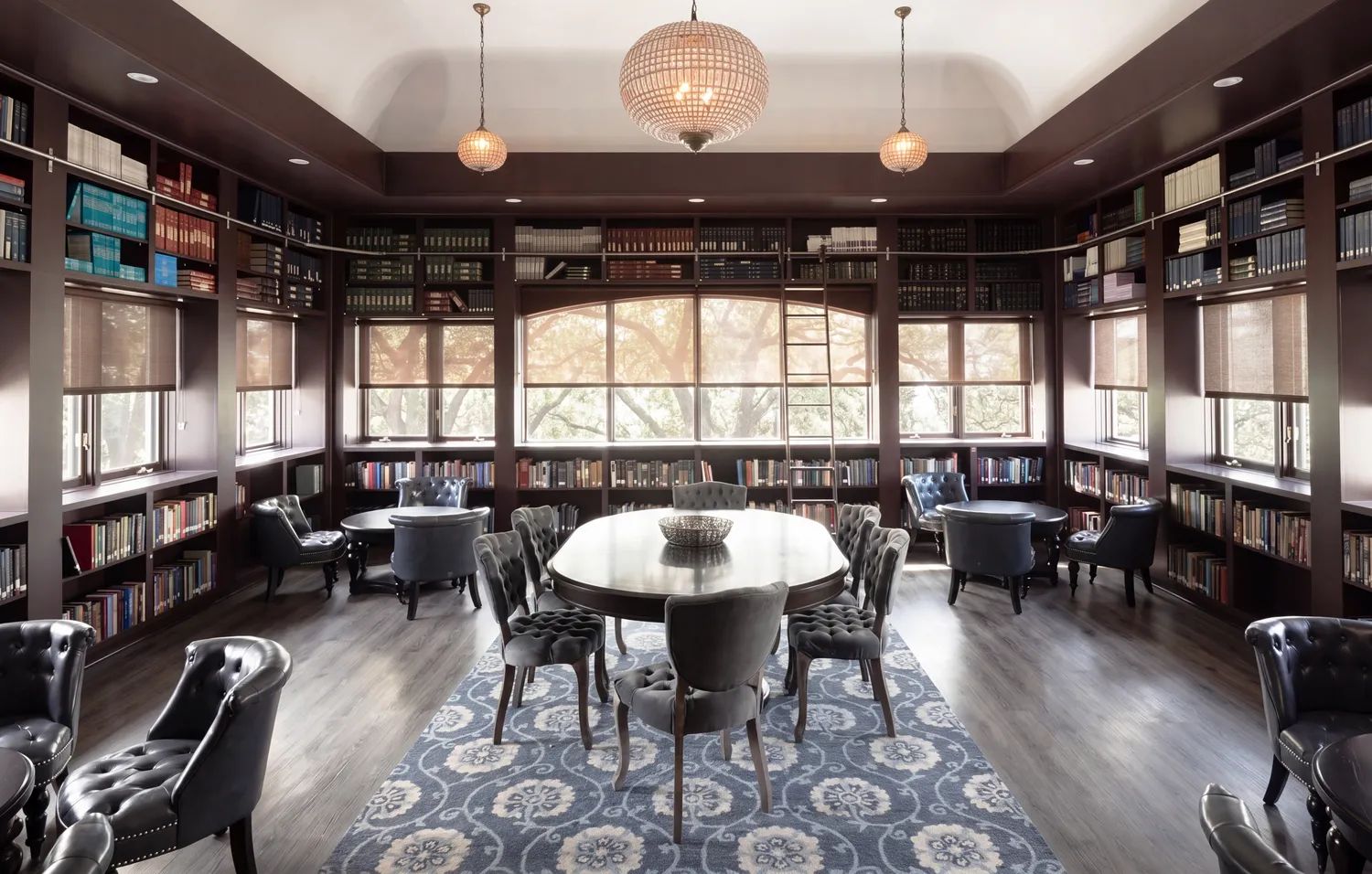 A calm, sunlit room at The Lovett Center in Montrose, comfortable seating arranged for a private, unhurried conversation.