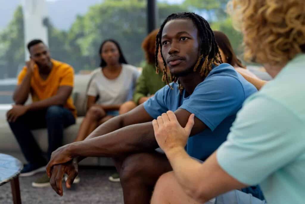 A man finds relief through mental health IOP in houston