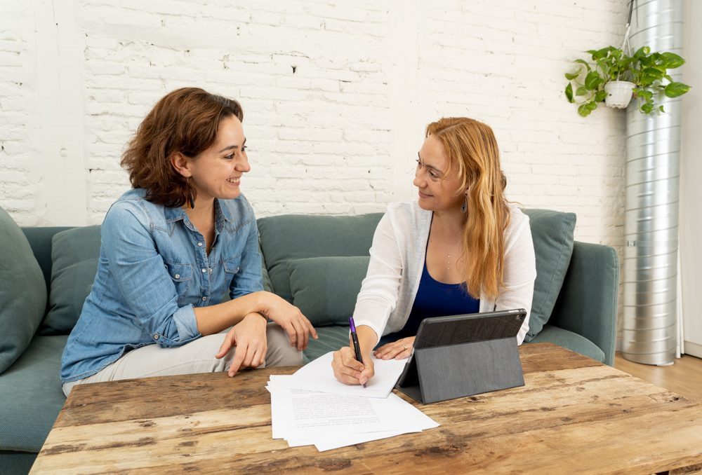 a woman in individual therapy